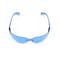 Bison Life Crystal, Safety Glasses, Anti-Scratch, Blue Lens, Frameless BLSH-ESCR-CLCT-SG7BL-12 - alternate 5